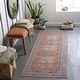 preview thumbnail 1 of 13, Livabliss Colin Traditional Medallion Washable Area Rug Orange/Blue - 2' 7" x 10'