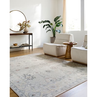 Livabliss Traditional Marlon Border Area Rug