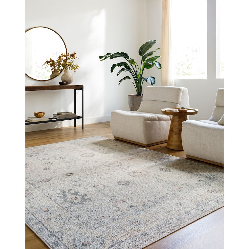 Livabliss Traditional Marlon Border Area Rug
