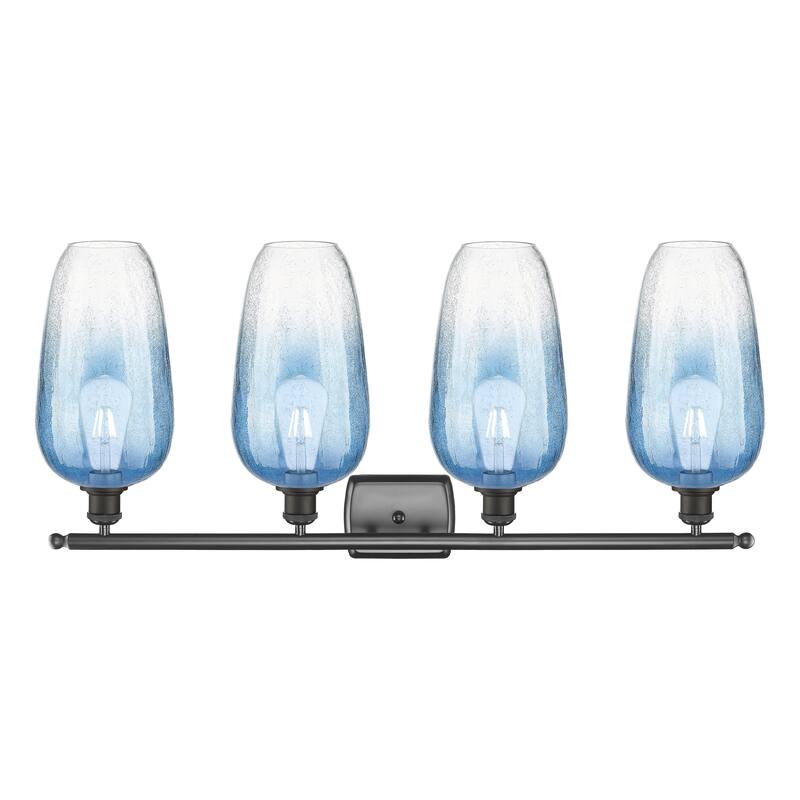 Innovations Lighting Endless Possibilities Ballston - Brookhaven Flute - 4 Light 37" Bath Vanity Light
