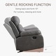 preview thumbnail 50 of 60, Lauren Manual Recliner Glider Rocker Chair for Living Room