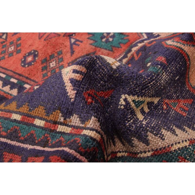 ECARPETGALLERY Hand-knotted Andelz Red Wool Rug - 4'1 x 7'6