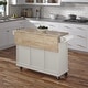 preview thumbnail 43 of 44, Homestyles Mobile Kitchen Island Cart with Wood Top and Dropleaf Breakfast Bar