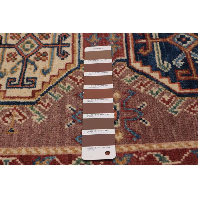 ECARPETGALLERY Hand-knotted Uzbek Ghazni Brown Wool Rug - 2'8 x 3'9