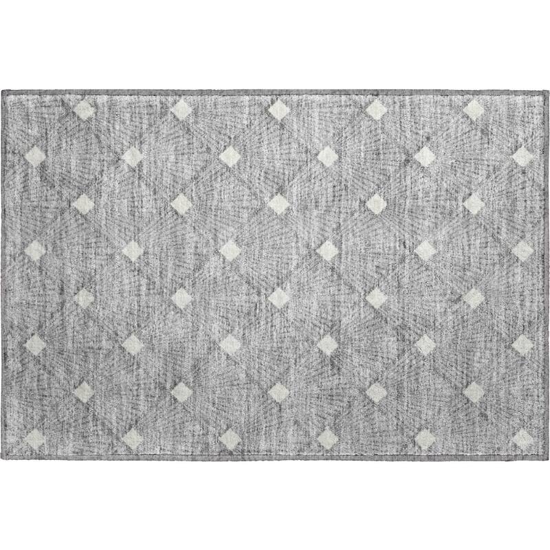 Premium Washable Super Soft Diamond Trellis Mayfield Rug