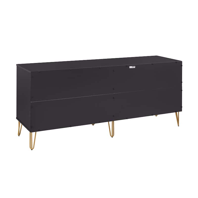 Manhattan Comfort Dumbo Modern 6-Drawer Double Low Dresser.