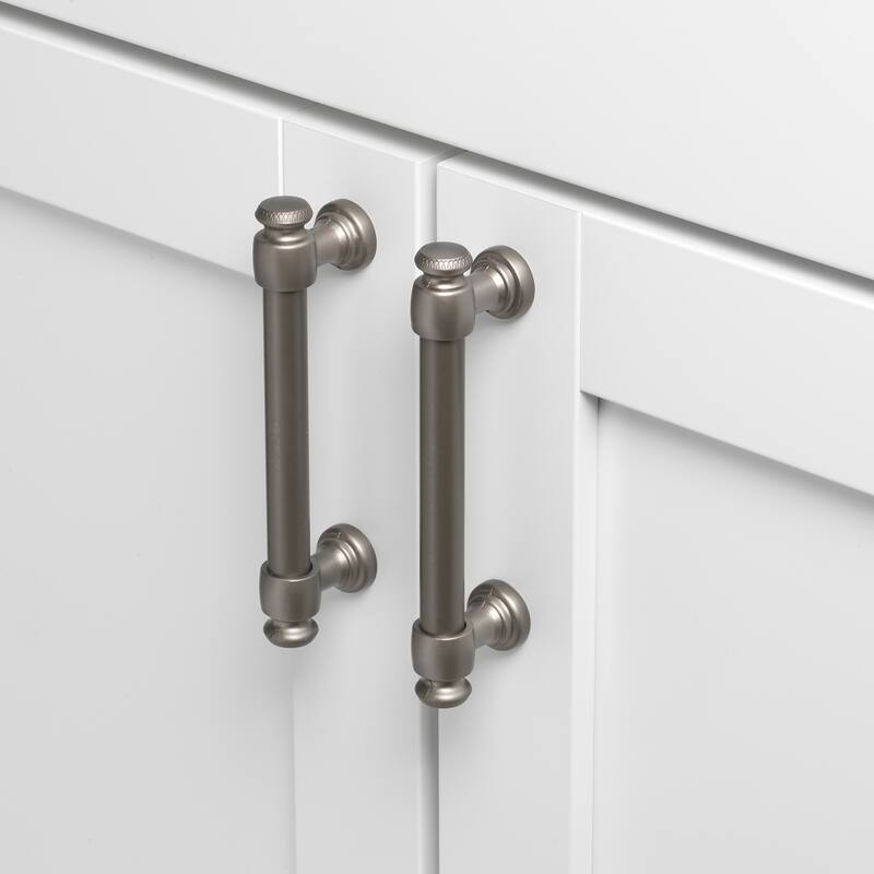 Gliderite 3-3/4 Inch Center to Center Solid Square Bar Pull Cabinet Hardware Handle