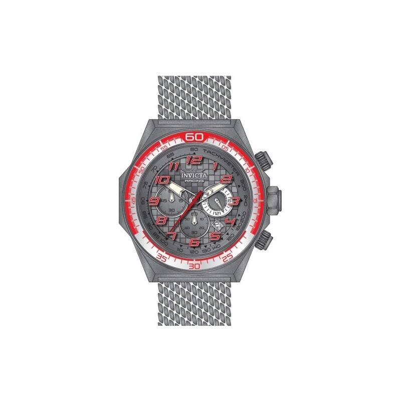 Invicta Men's 47904 Invicta Racing Quartz Chronograph Grey Dial Watch - Gray
