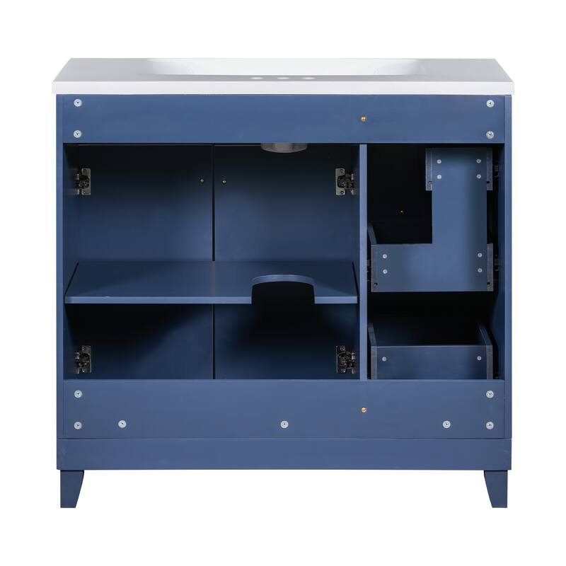 MDF Bathroom Vanity with Resin Sink