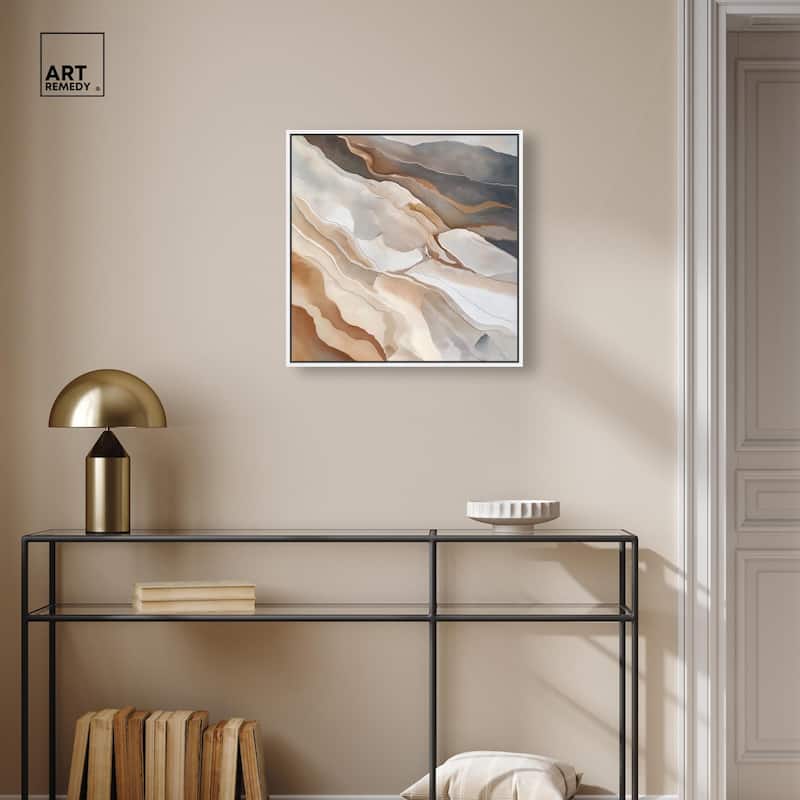 Earthen Flow Canvas by Art Remedy