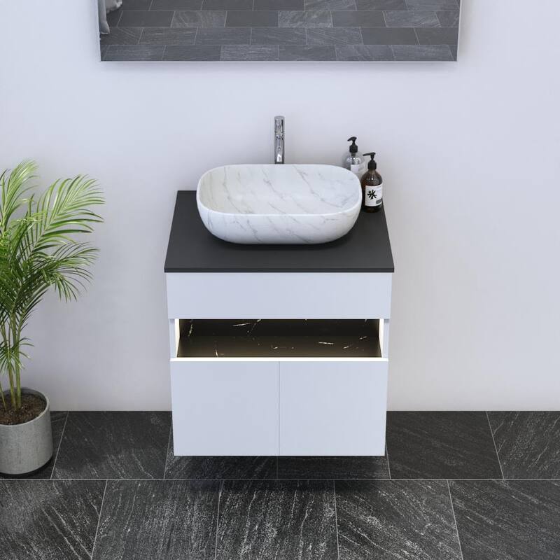 Laguna 2D 60 Floating Bathroom Vanity (24" Width)