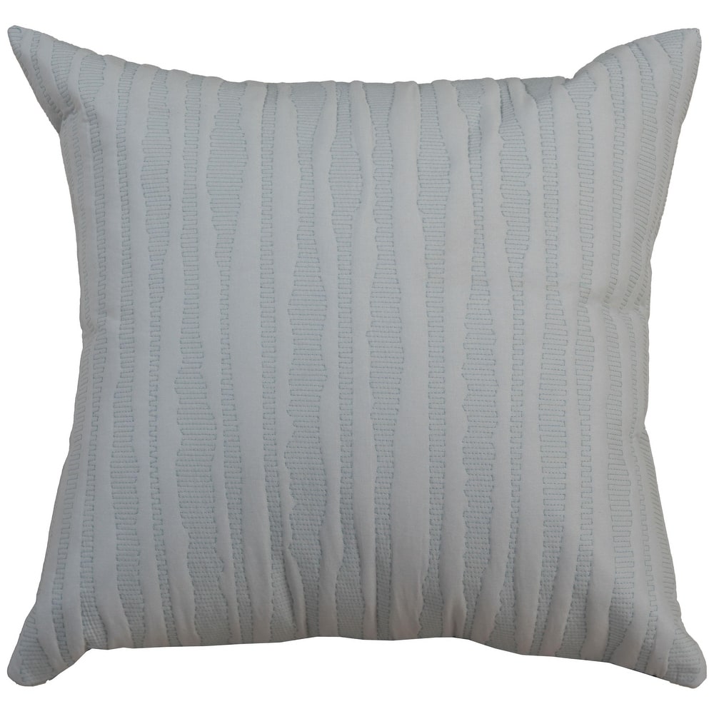 Rizzy Home Delicate Stripe Textured Throw Pillow