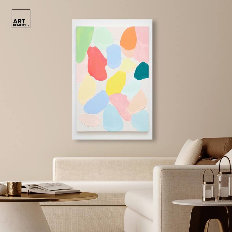 Sorbet Smudges II Canvas by Art Remedy, Gallery Wrapped