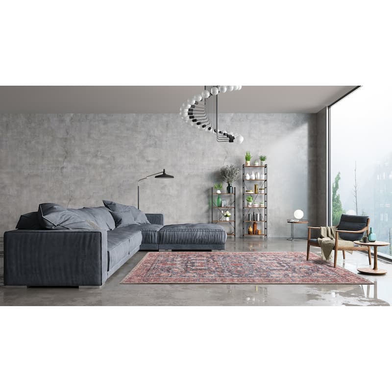 VER02 Vera Collection Multi Power Loomed Indoor Area Rug