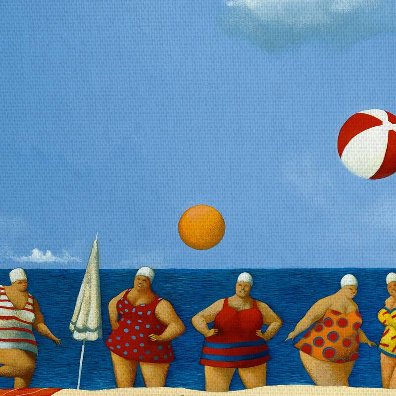 My Seven Aunts by Michael Paraskevas Canvas Art Print