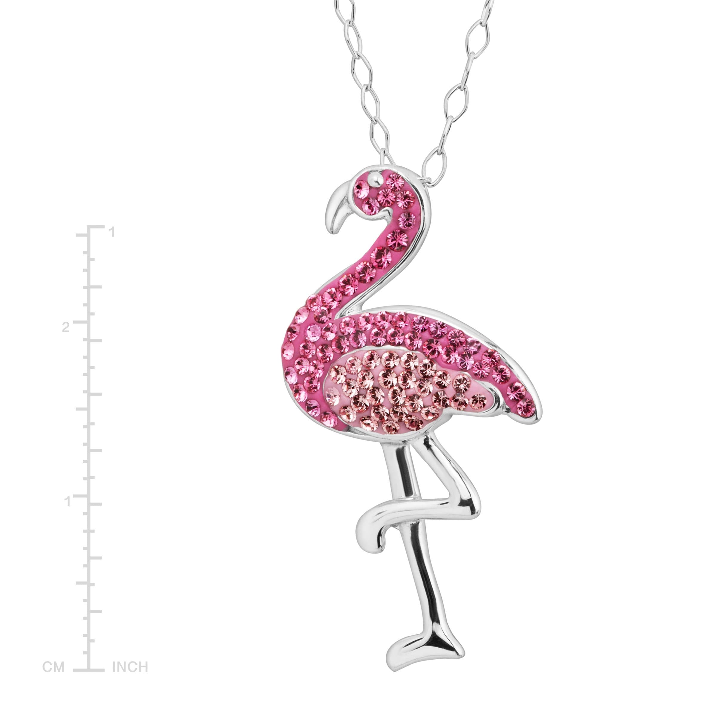 Swarovski pink flamingo necklace outlet