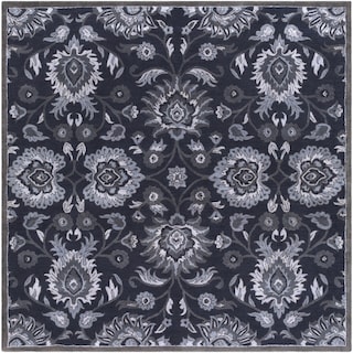 Patchway Handmade Classic Floral Wool Area Rug