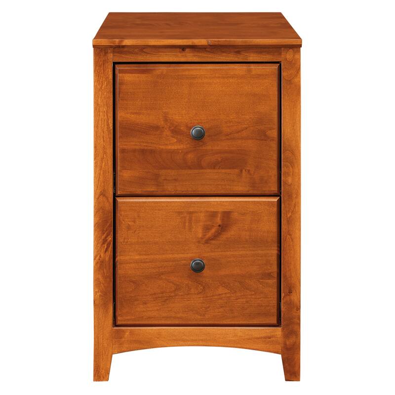 Arch+Haven Solid Wood 2-Drawer Vertical Filing Cabinet