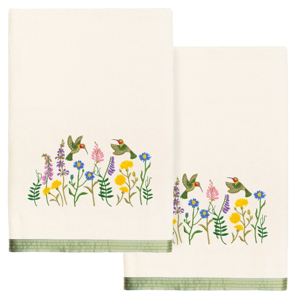 Authentic Hotel and Spa Turkish Cotton Hada 2 PC Bath Towel Set