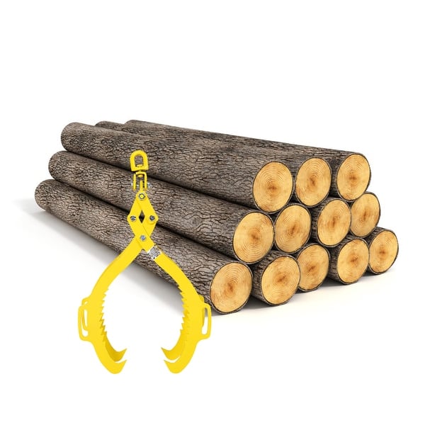 4 Claw Timber Log Lifting Logging Tongs Grabber Tong On Sale Bed