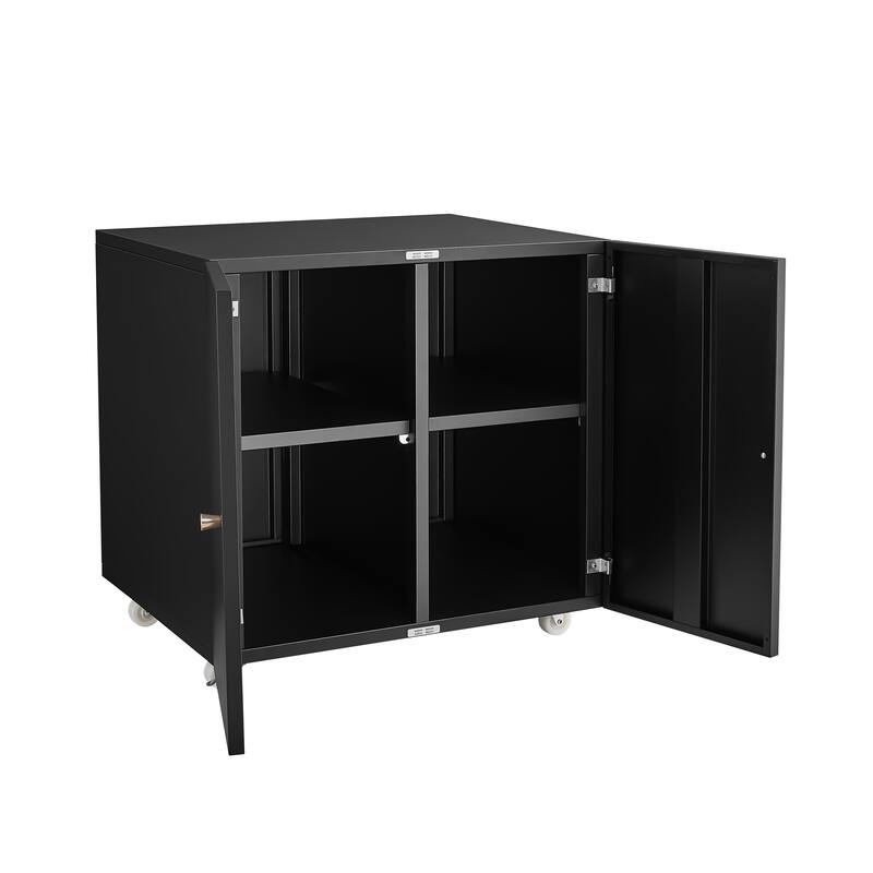 Printer Stand with Wheels, Mobile Filing Cabinet