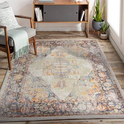 Aref Distressed Persian Area Rug