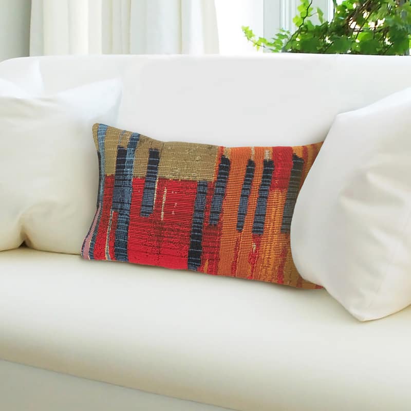 Liora Manne Marina Paintbox Indoor/Outdoor Pillow Multi