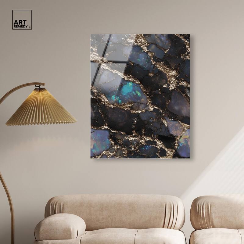 Astral Firelight Acrylic by Art Remedy, Ready to Hang