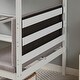 preview thumbnail 8 of 8, Twin Over Twin Bunk Bed, Turn into Upper Bed and Down Desk, White