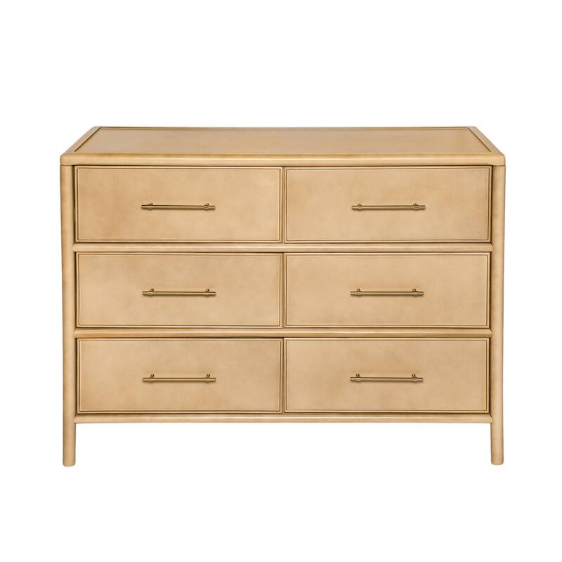 Christopher Knight Home - Azrael Acacia Wood Large Storage Cabinet with 6 drawers