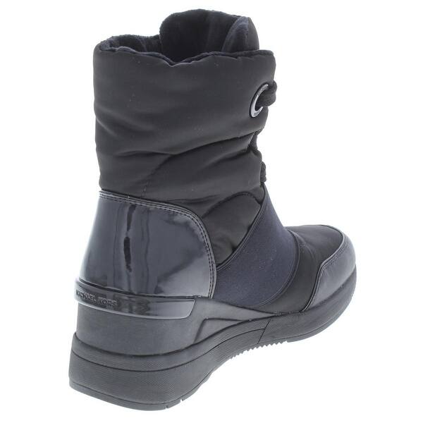 Shop Michael Michael Kors Womens Shay Winter Boots Patent Trim