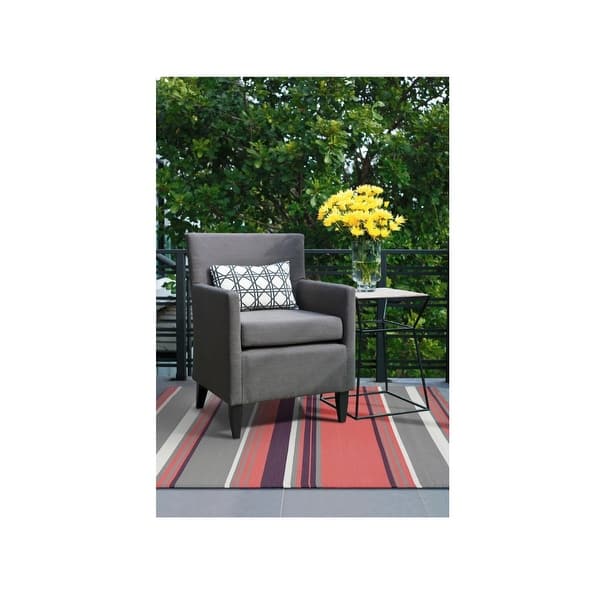 Tropical Stripe Multi Indoor / Outdoor Area Rug 5x7 5'x7' Bed Bath & Beyond 35425886