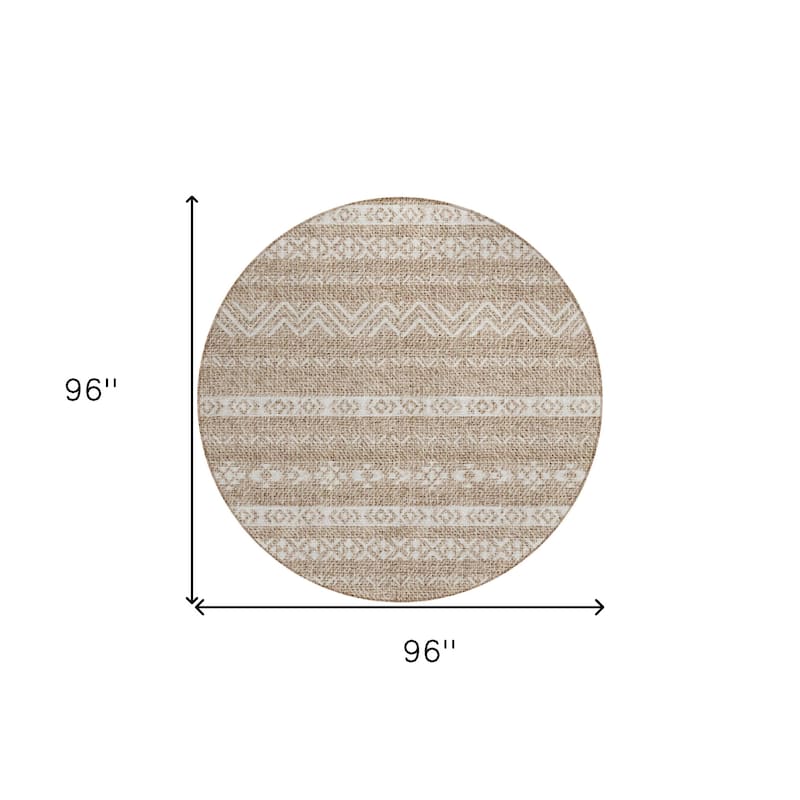 HomeRoots Southwestern Transitional Rectangle Outdoor Rug