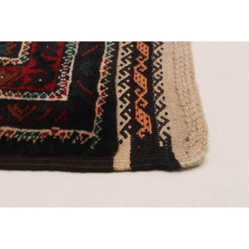 Teimani Red Rug 3'11" x 6'4" - 3'11 x 6'4