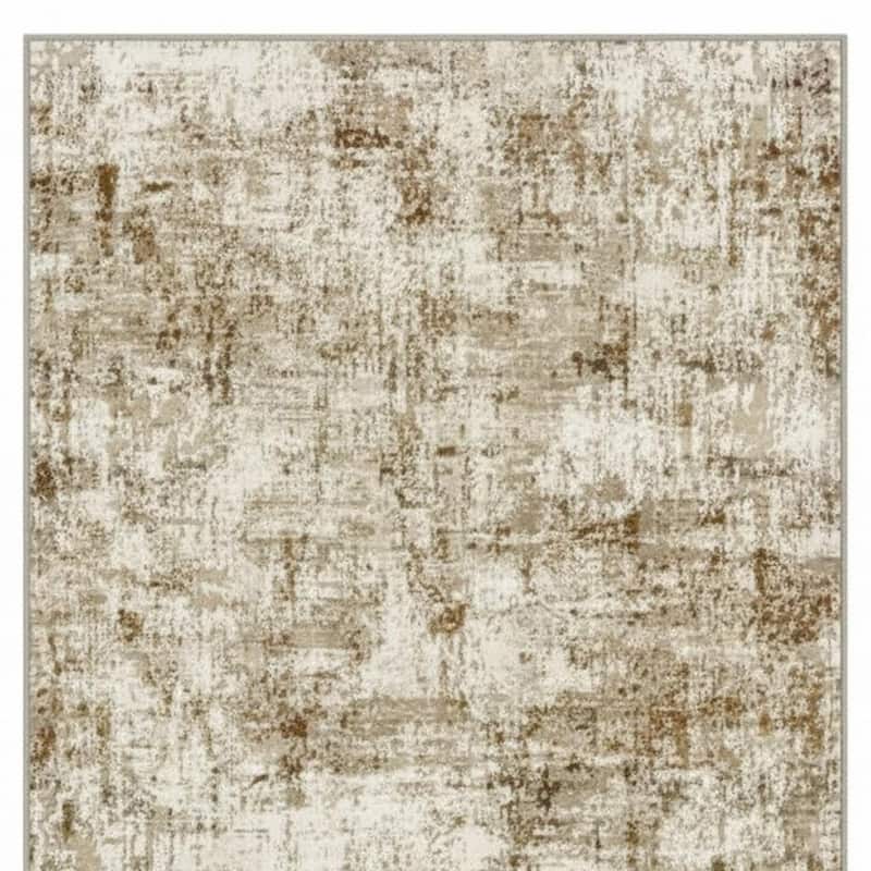 HomeRoots Abstract Modern Rectangle Area Rug