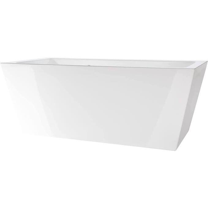 Vanity Art 67" Acrylic Freestanding Soaking Bathtub