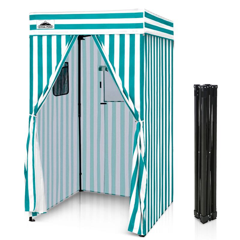 EAGLE PEAK Flex Compact 4x4 Pop-up Canopy Changing Room, Portable Privacy Dressing Room