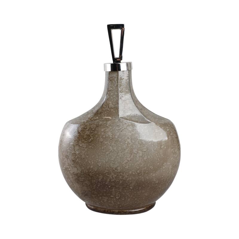 Glass Vase Handmade Decorative Accent Sculpture Artistic Display