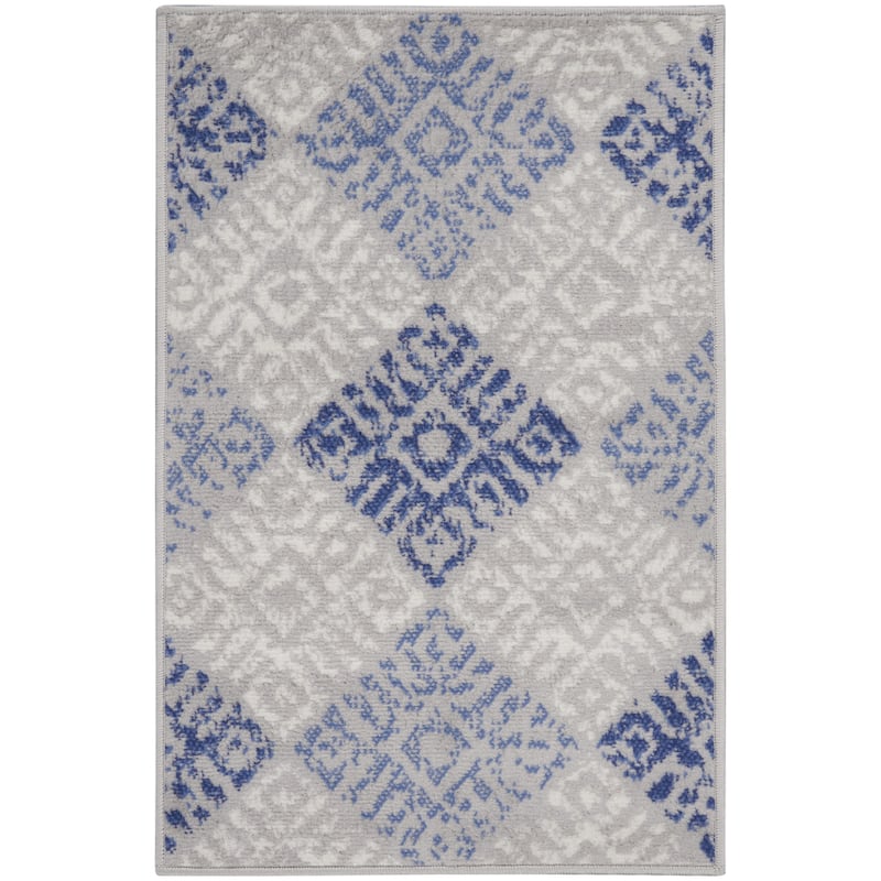 Power Loomed Geometric Modern Stain Resistant Area Rug - 36' X '24' X '0.39