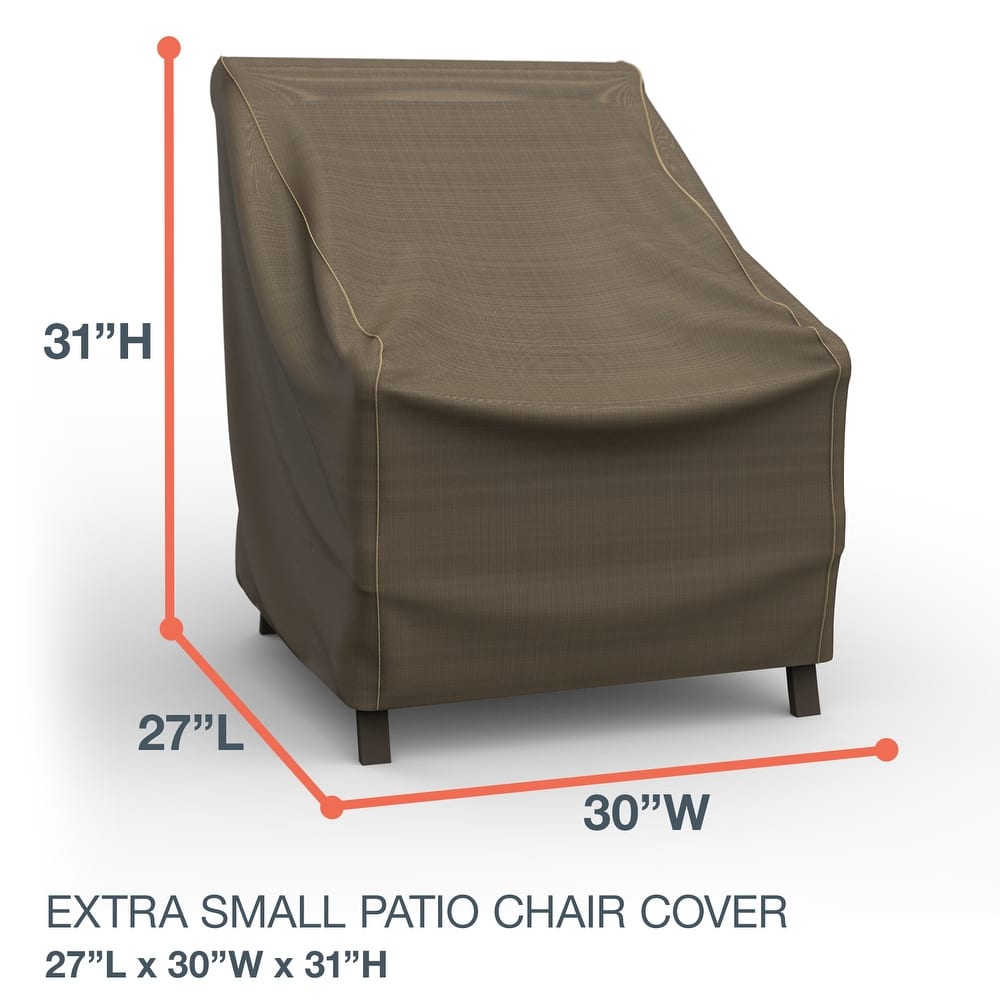 Budge StormBlock™ Hillside Black and Tan Patio Chair Cover