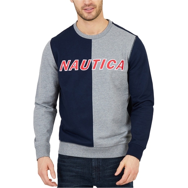 Nautica Mens Water Blocked Sweatshirt, Blue, XX-Large. Opens flyout.