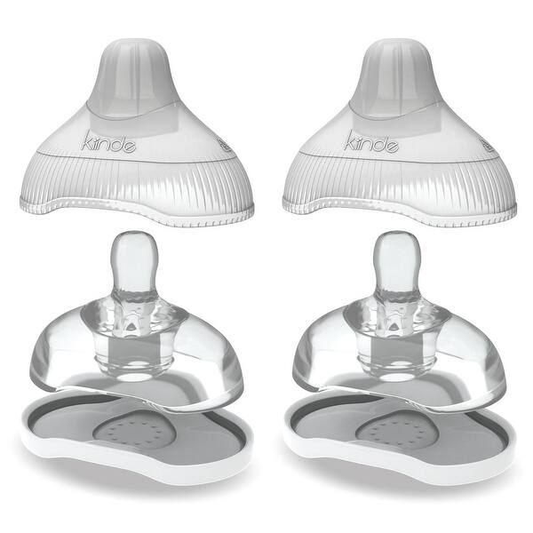 slide 2 of 6, Twist Active Latch Nipple - Fast, 2 Pack - Clear Clear