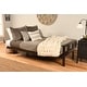 preview thumbnail 7 of 30, Porch & Den Zumbro Bonded Leather Espresso Futon Set with Mattress