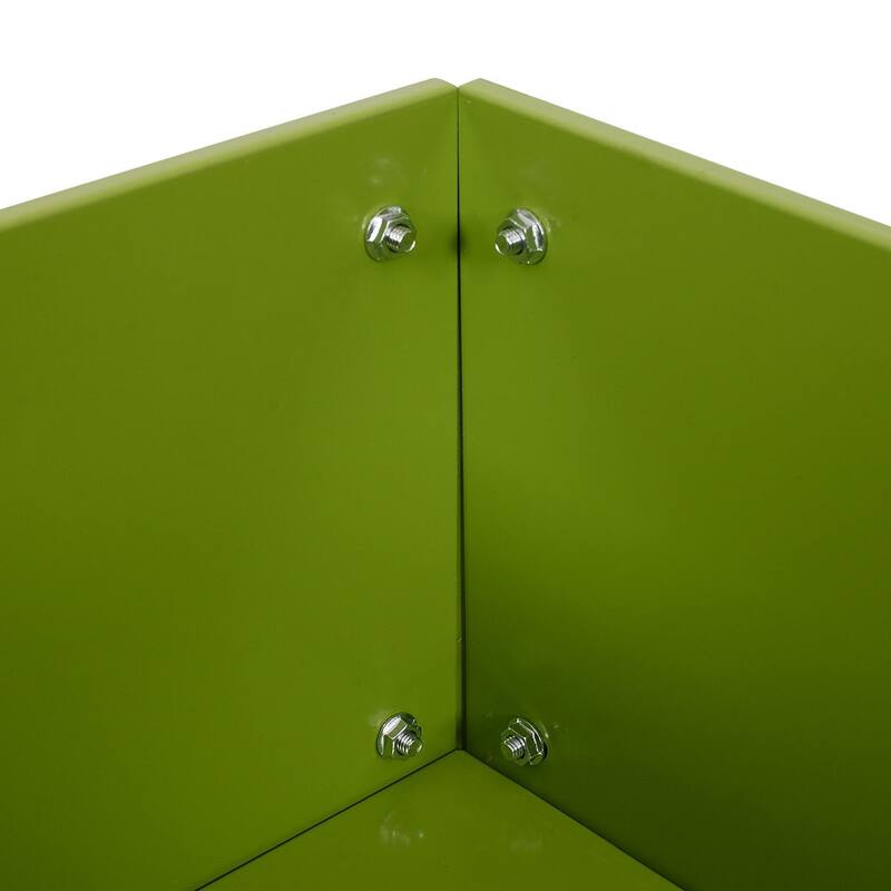 Outdoor Elevated Garden Stand 24.5" x 12.5" Flower Bed Box - 24.5" x 12.5" x 18.0"