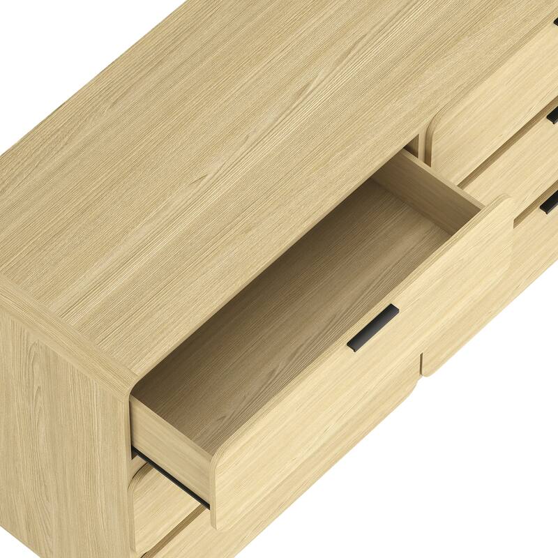 Manhattan Comfort Chrystie 60 Inch 6 Drawer Dresser