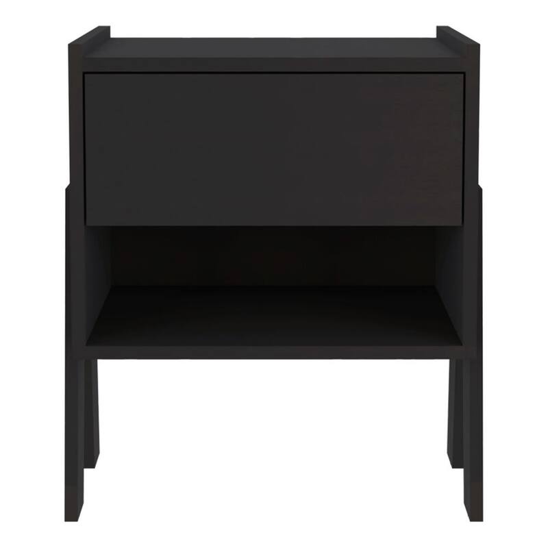 Nightstand 22"H,Bed Side Table with One Drawer,One Open Shelf,for Living Room