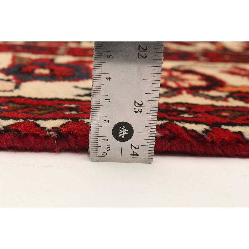 ECARPETGALLERY Hand-knotted Andelz Red Wool Rug - 3'8 x 7'7