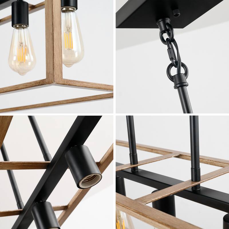 Kitchen Island Chandelier Dining Room Light Fixtures Over Table - 5-Light