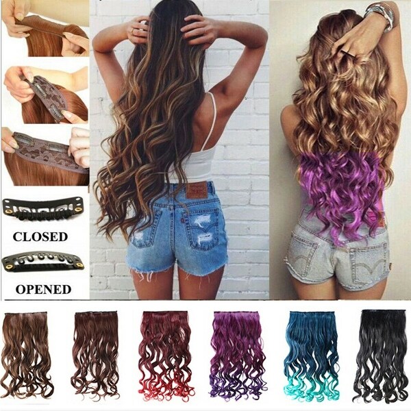 synthetic hair extensions