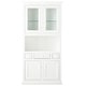 preview thumbnail 16 of 15, Talon Brands Corner Dining Hutch and Buffet Bright White